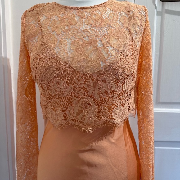 GUESS Marciano size XS 2in 1 peach maxi dress - Picture 9 of 16